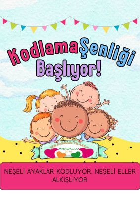 NEŞELİ AYAKLAR KODLUYOR, NEŞELİ ELLER ALKIŞLIYOR
